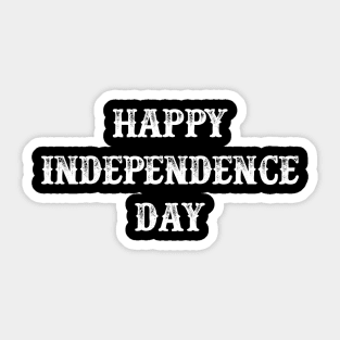 Happy Independence Day Sticker